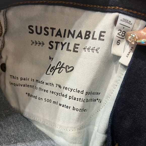 💙LOFT Crop Skinny Jeans💙 - Picture 9 of 10